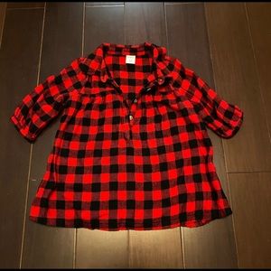 Buffalo plaid dress